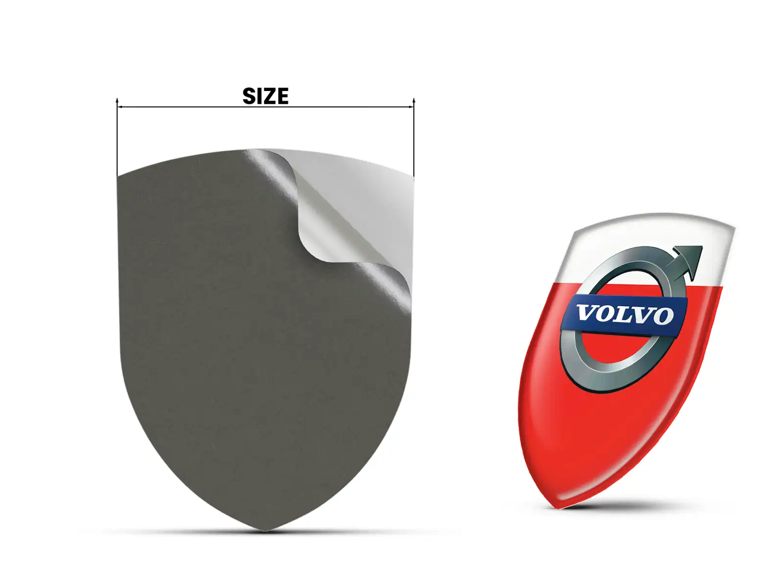 Volvo Pegatina Con Relieve Máximo Estilo Pro Rendimiento